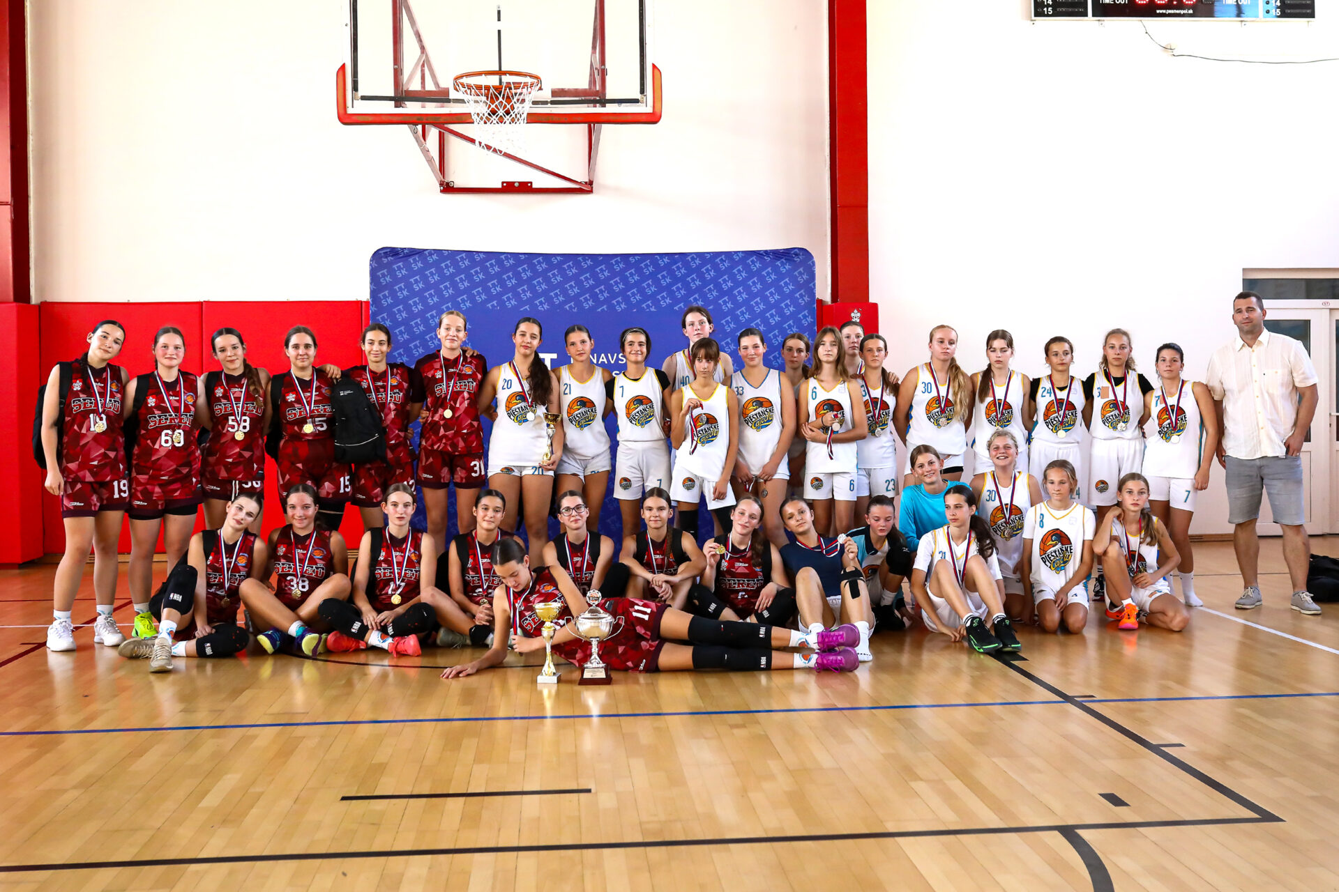 O Pohár župana TTSK súperili mladé basketbalistky v Seredi