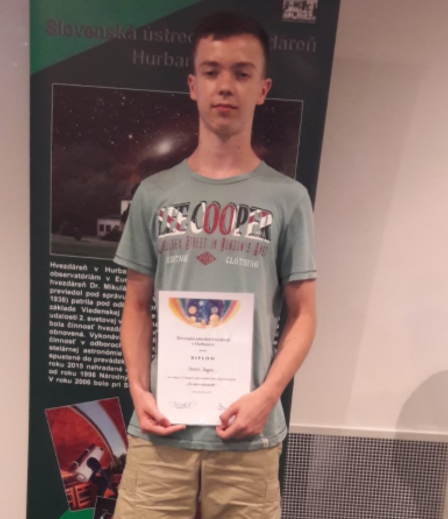 Študent Gymnázia Janka Matúšku v Galante Oliver Nagy úspešne reprezentoval mesto Galanta a Trnavský samosprávny kraj.