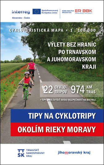 Nová cyklomapa TTSK a JMK - Cyklomapa titulka