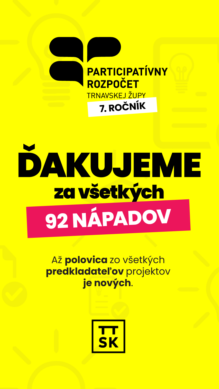 Až 92 užitočných nápadov obyvateľov kraja. Polovica predkladateľov projektov sa o dotáciu z participatívneho rozpočtu župy hlási po prvýkrát.