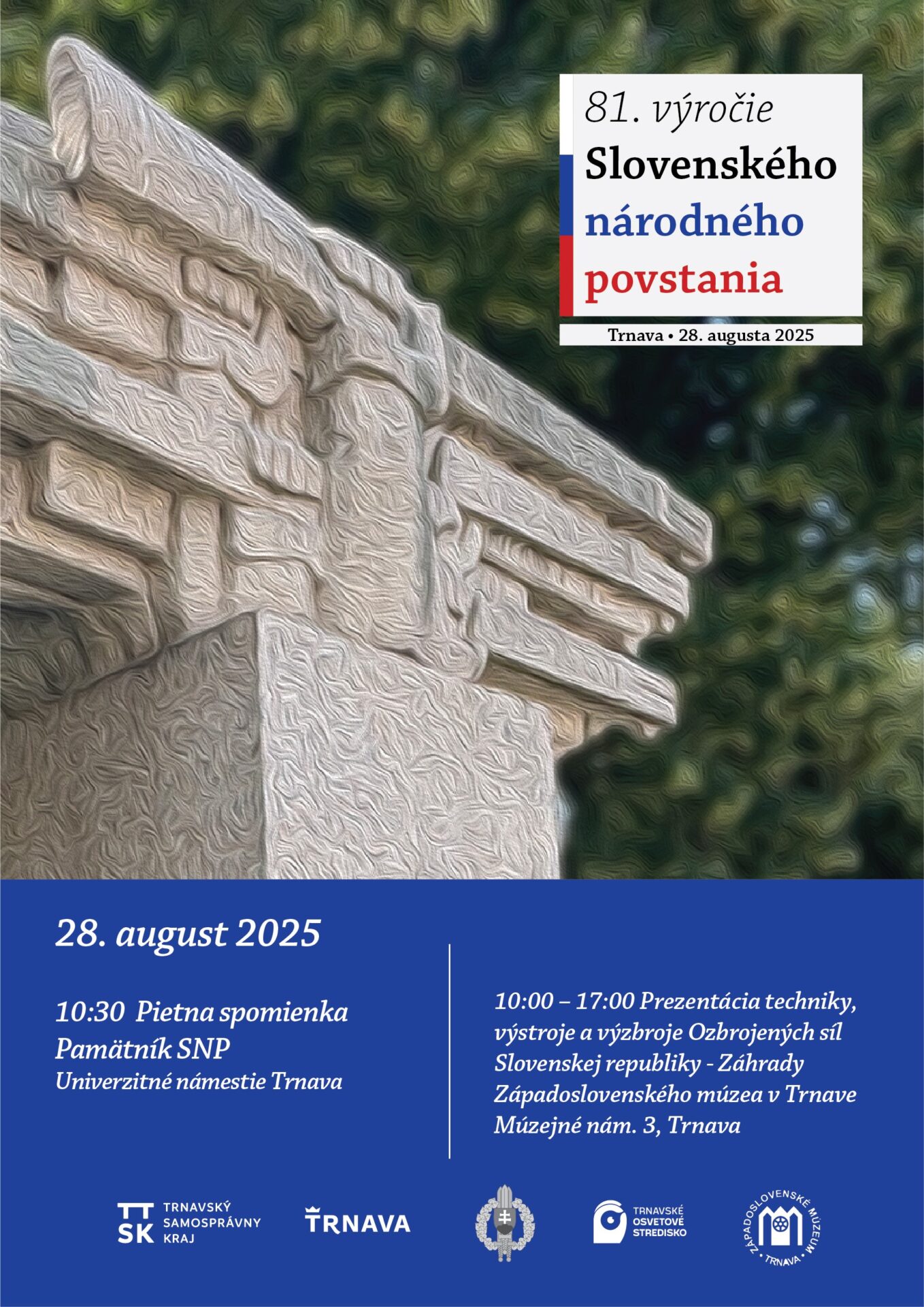 Trnavský kraj si pripomenie 81. výročie SNP pietou aj ukážkami vojenskej techniky
