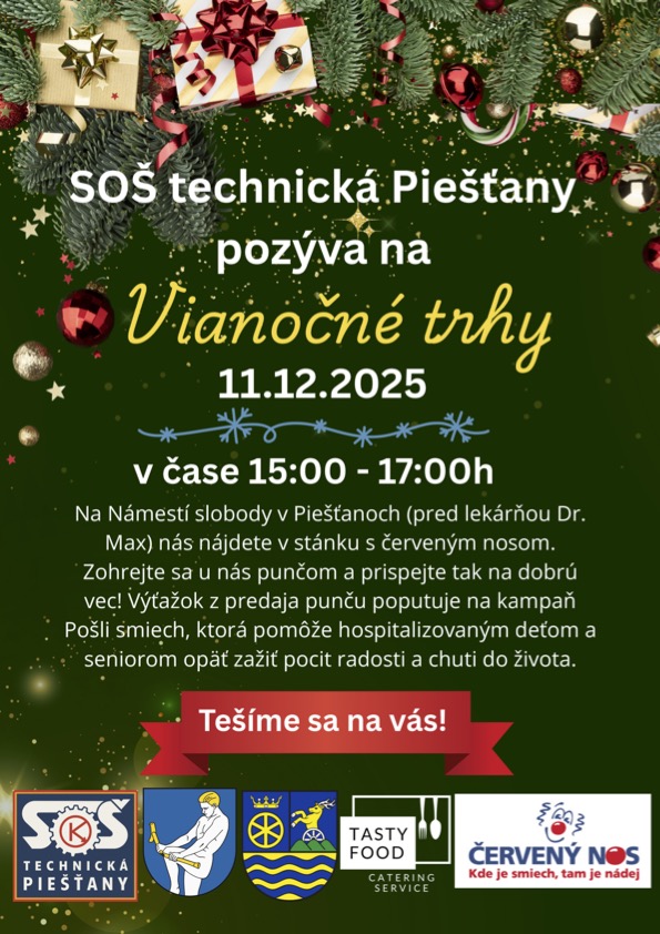 Pozvánka na charitatívnu akciu v Piešťanoch - Plagat